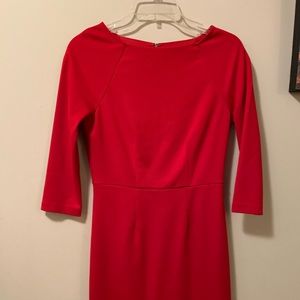 The Limited red sheath dress